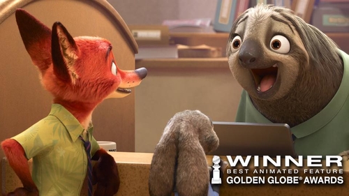 Congrats to the @DisneyAnimation and @DisneyZootopia team on a well-deserved win at the Golden Globes! Love u guys! ðŸ™ŒðŸ¼

