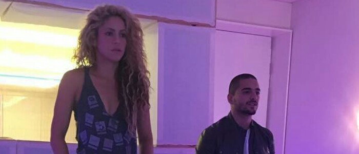 Após rumores de gravação de clipe, Maluma compartilha foto com Shakira