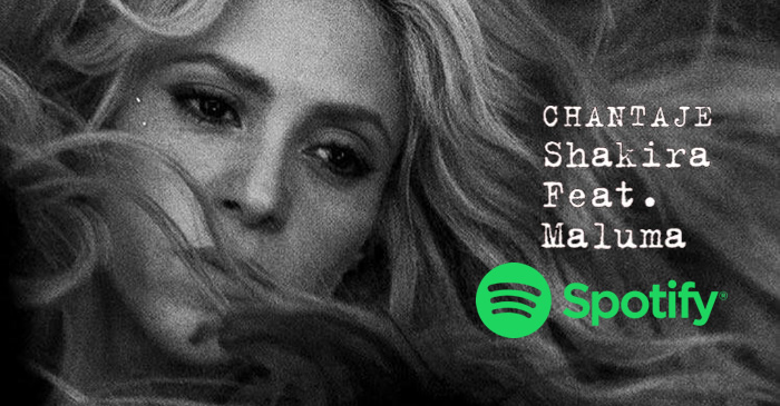 “Chantaje” alcança a marca de 100 milhões de reproduções no Spotify