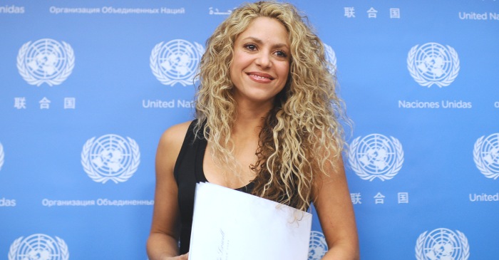 Shakira continua sua militância em prol dos diretos do refugiados