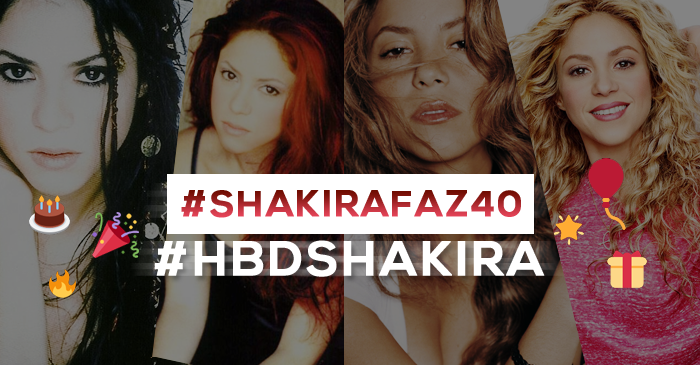 #ShakiraFaz40: Fãs compartilham seus momentos favoritos de Shakira