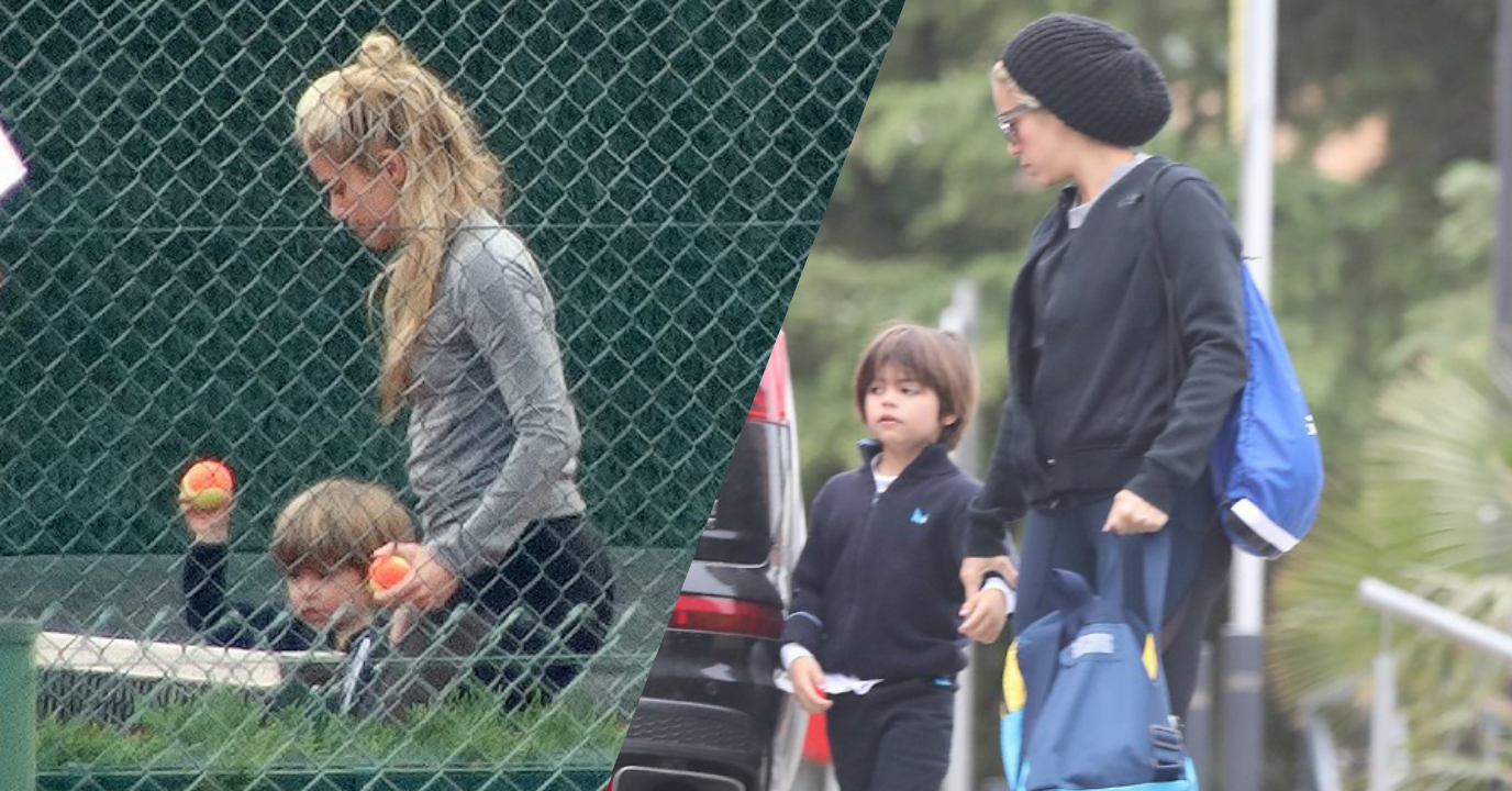 Shakira deixa Milan na escola e curte o dia jogando tênis com Sasha