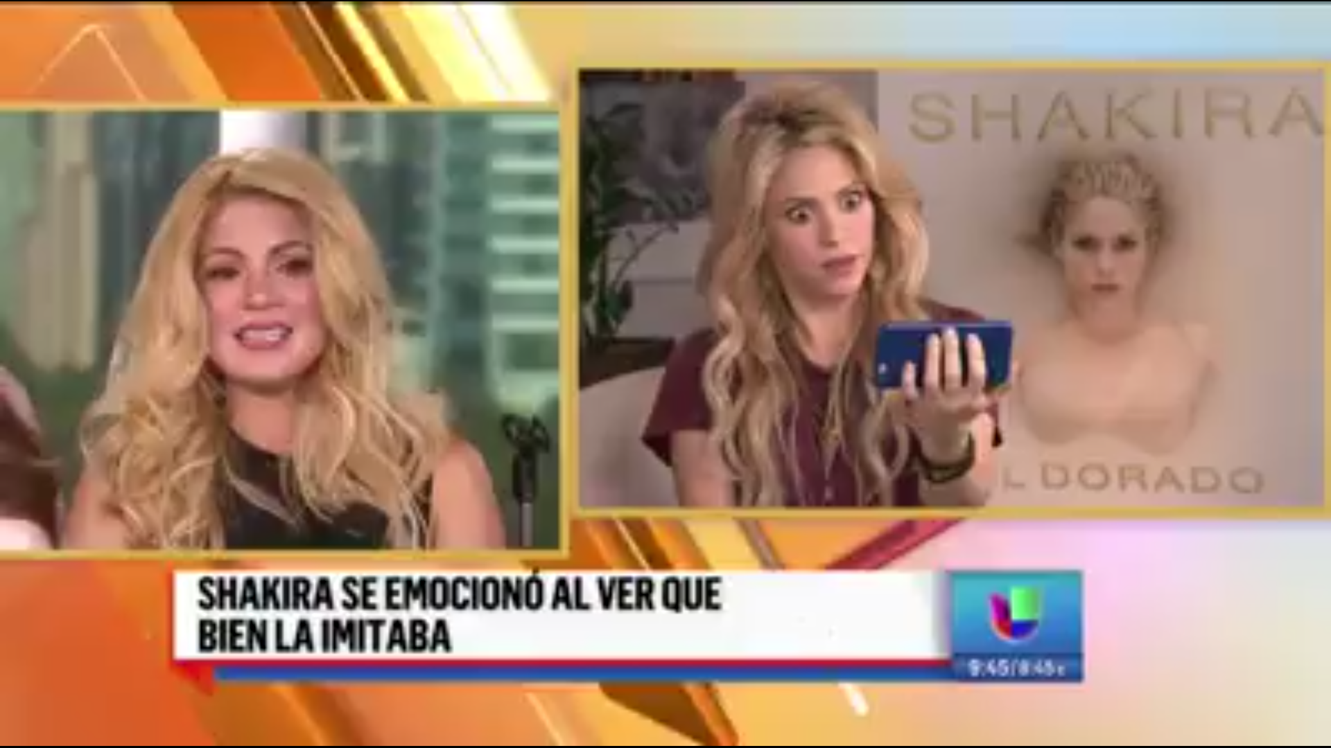 Shakira se impressiona com sósia venezuelana