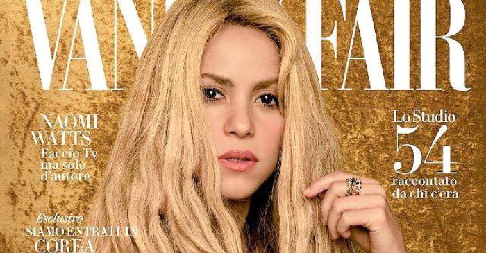 Confira a entrevista de Shakira para a revista Vanity Fair da Itália