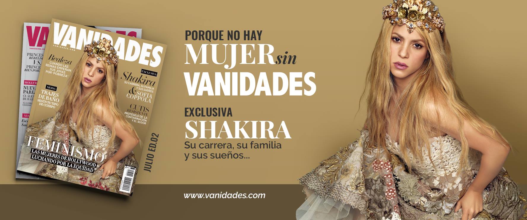 Exclusivo! Confira a entrevista completa de Shakira para a revista Vanidades