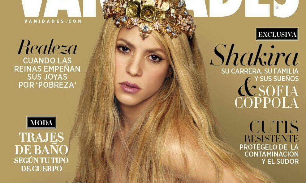 Shakira estampa segunda capa de julho da revista Vanidades