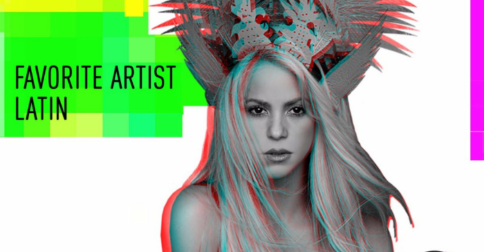 Shakira indicada ao American Music Awards 2017