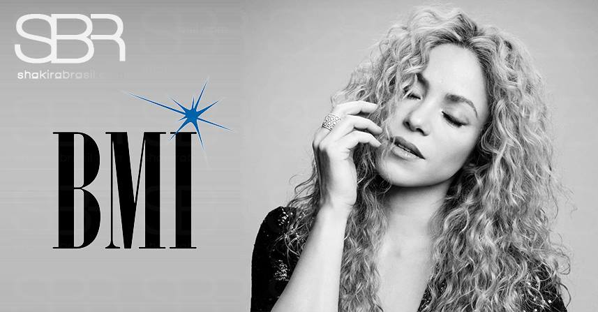 Os prêmios de Shakira na BMI como compositora