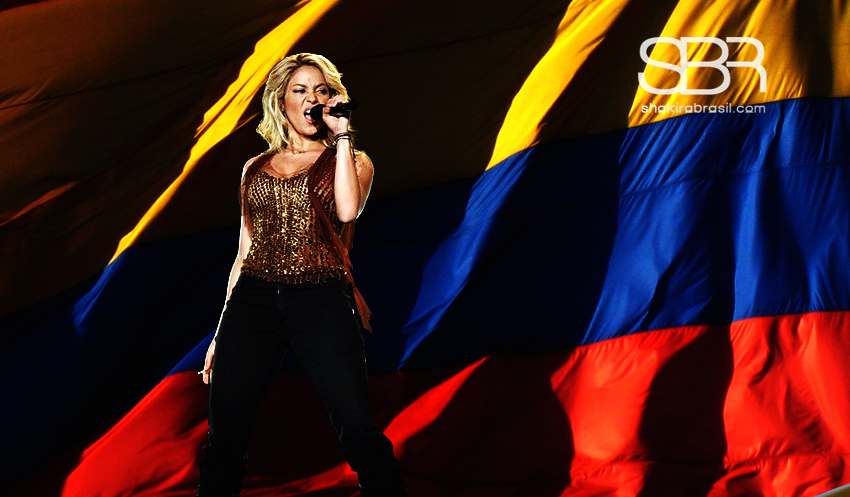Shakira diz estar com saudade da Colômbia e país retribui todo o amor