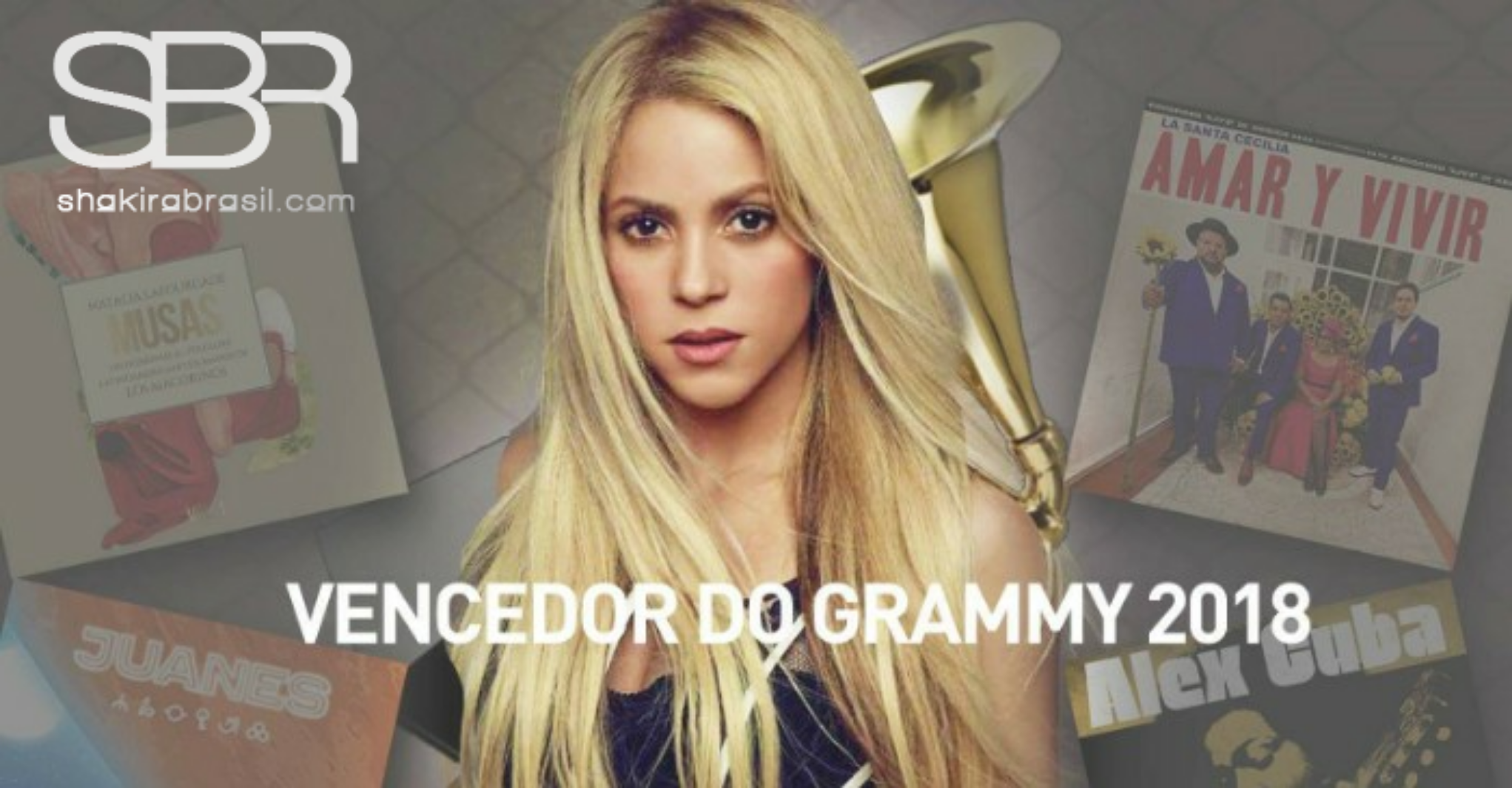 Shakira comemora vitória de El Dorado no Grammy