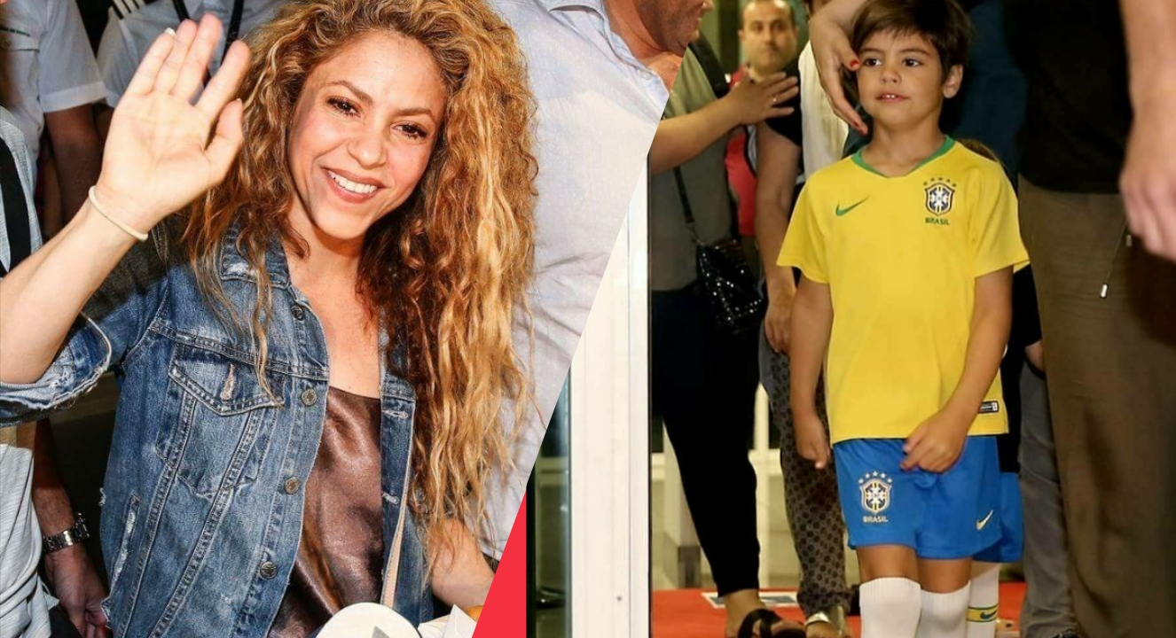 Milan rouba a cena com uniforme do Brasil em chegada de Shakira a Turquia