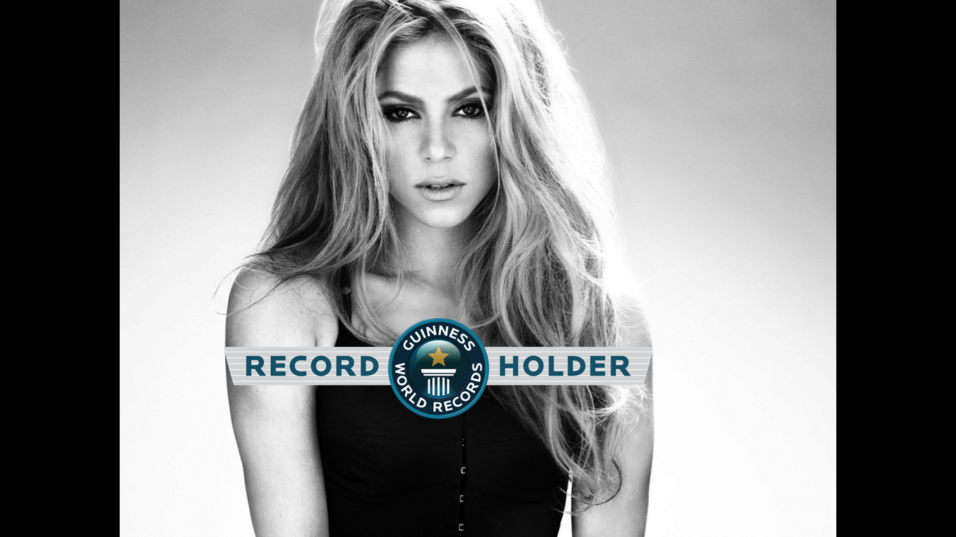Guinness World Records 2019: Shakira conquista seu 4º recorde mundial