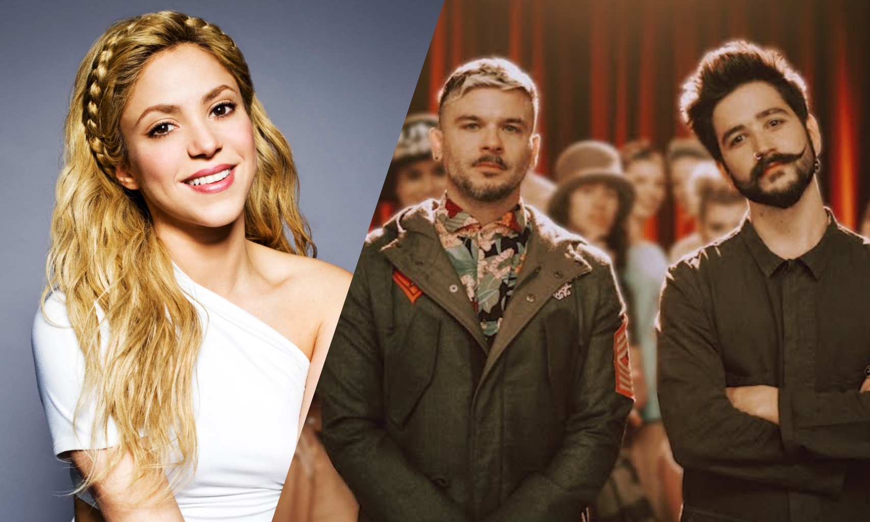 Shakira se oferece para colaborar em remix de “Tutu” de Camilo e Pedro Capó